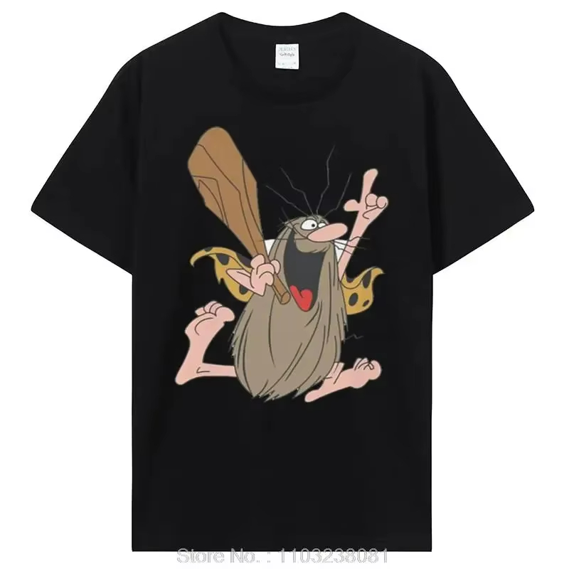 Women Fashion 80S - Hanna Barbera Pattern Summer Fashion Tshirt