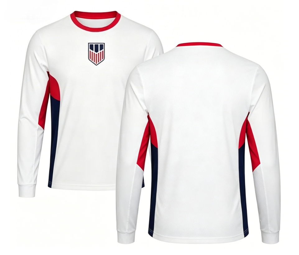 Women And Men Fashion - 2026 American round neck football long
