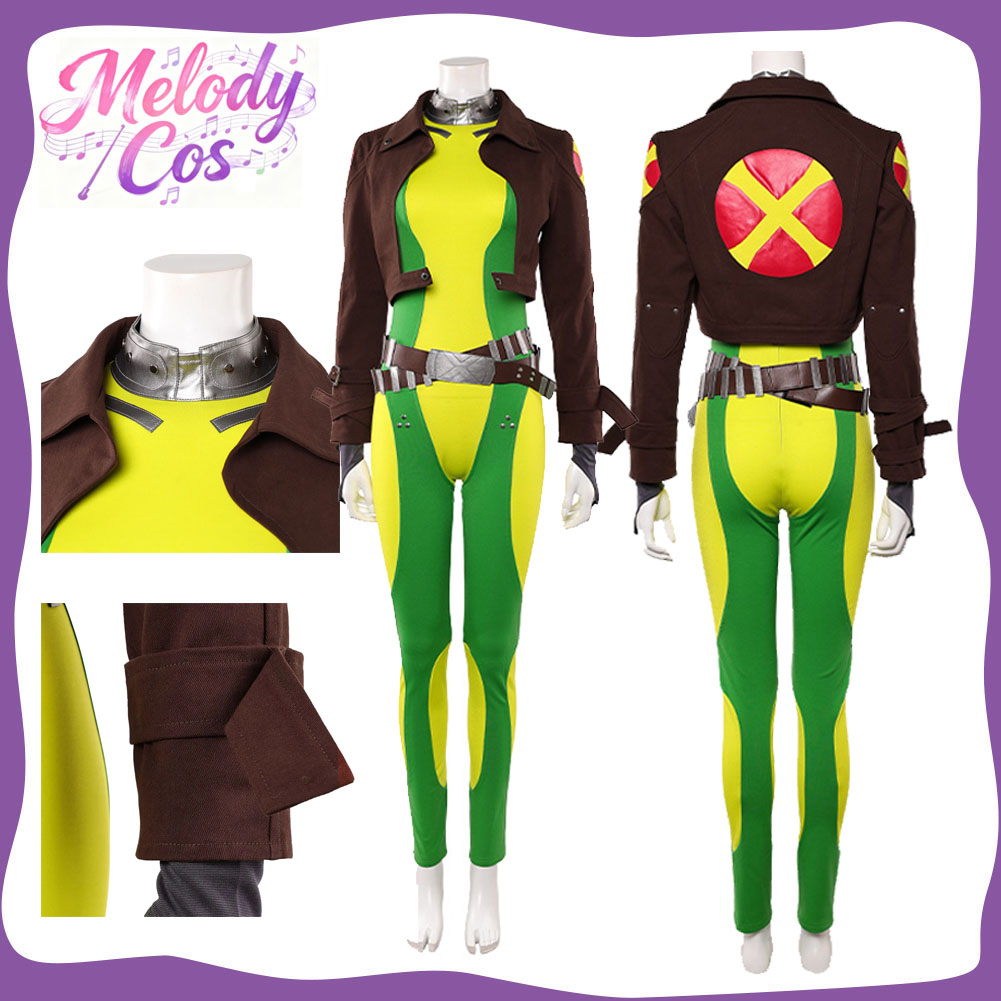 Women'S Fashion Leather Jacket - Adult Women Rogue Cosplay Costume Fantasia