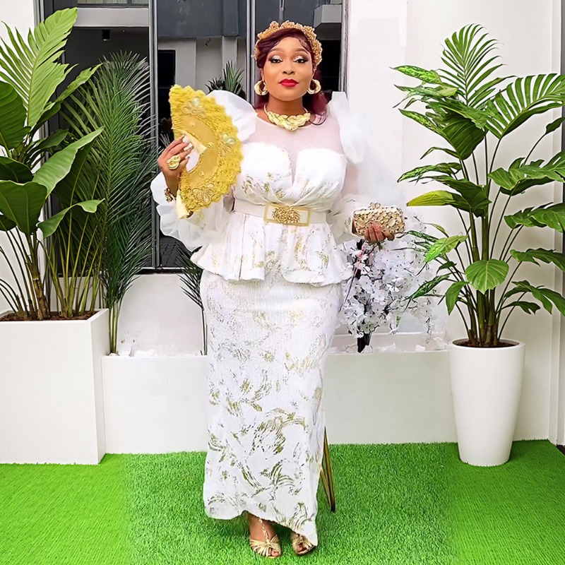 Women Fashion Gown - 2025 New Women African Party Dress