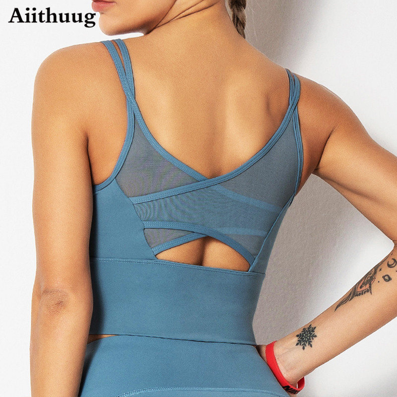 Bra Top Seamless - Aiithuug Yoga Bras Fitness Shirts Running