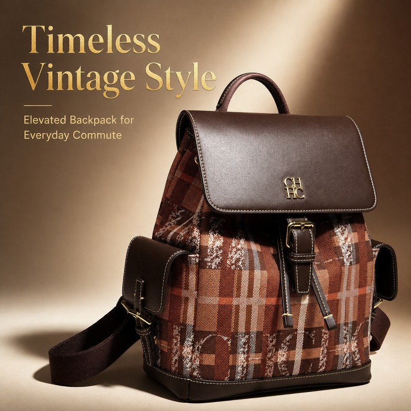 Women'S Fashion Backpack - CHHC Fashion Color Block Backpack Dating