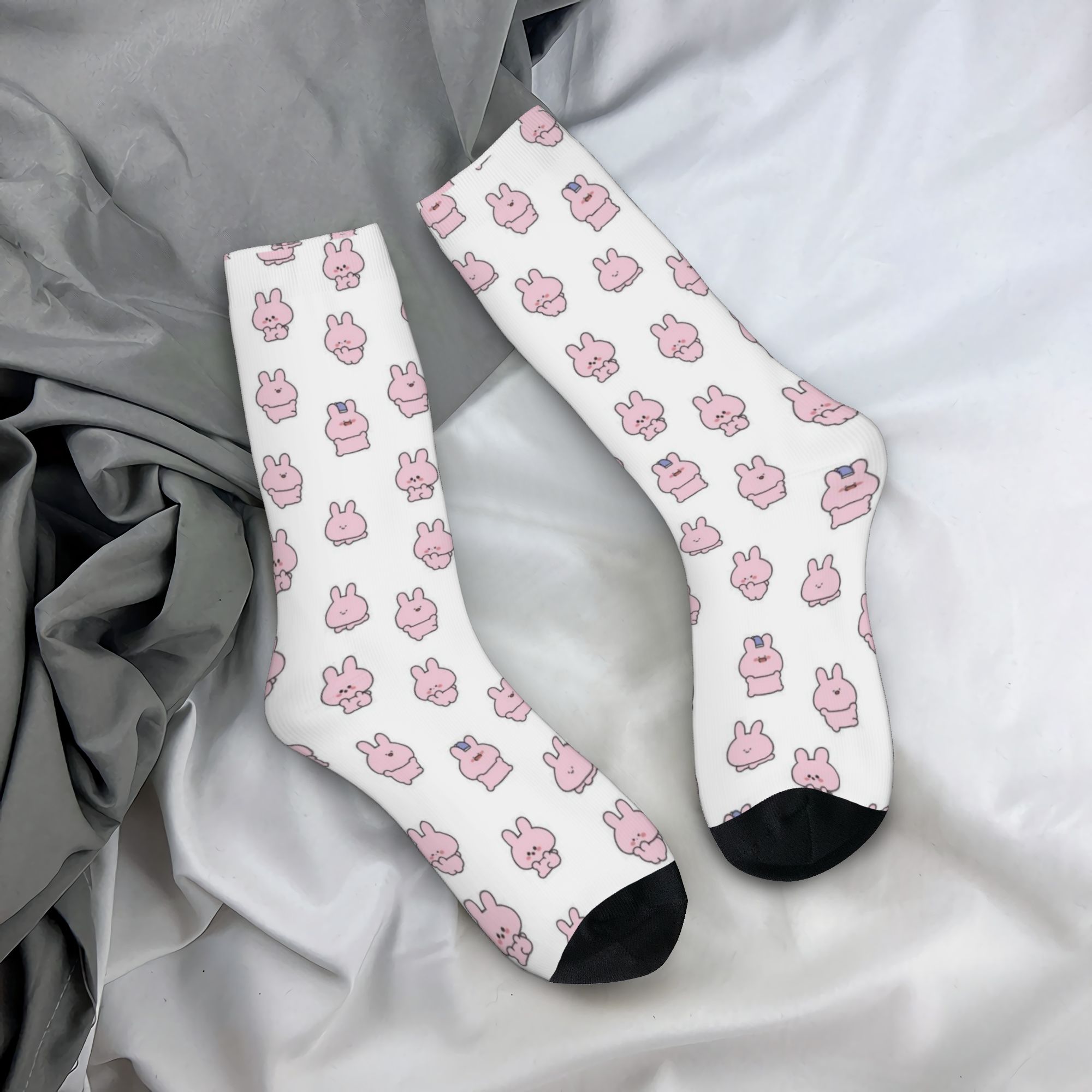 Women'S Fashion Socks - Custom Cartoon A-Asamimichans Cute Dress Socks