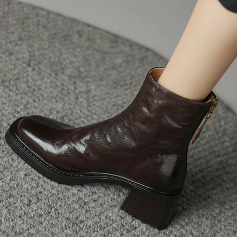 Women'S Fashion Socks - Autumn Vintage Thick Heel Women Ankle
