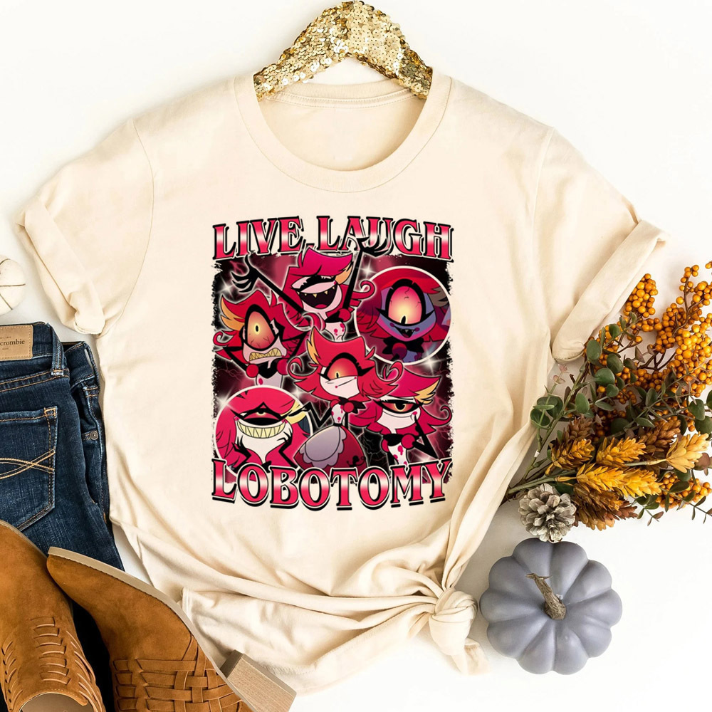 Hazbin Hotel t-shirt shoujo ko - Women Fashion 80S ulasan dan harga
