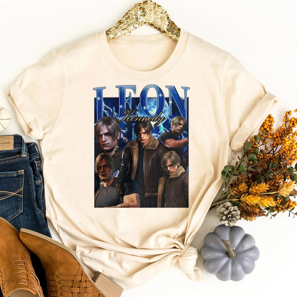 Leon Kennedy t shirt female ko - Women Fashion 80S ulasan dan harga