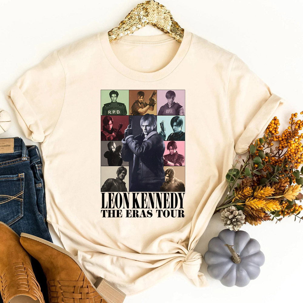 Leon Kennedy t shirt female ko - Women Fashion 80S ulasan dan harga