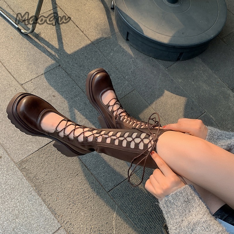 Summer Women Knee-High Boots F - Women'S Fashion Knee High Boots ulasan dan harga