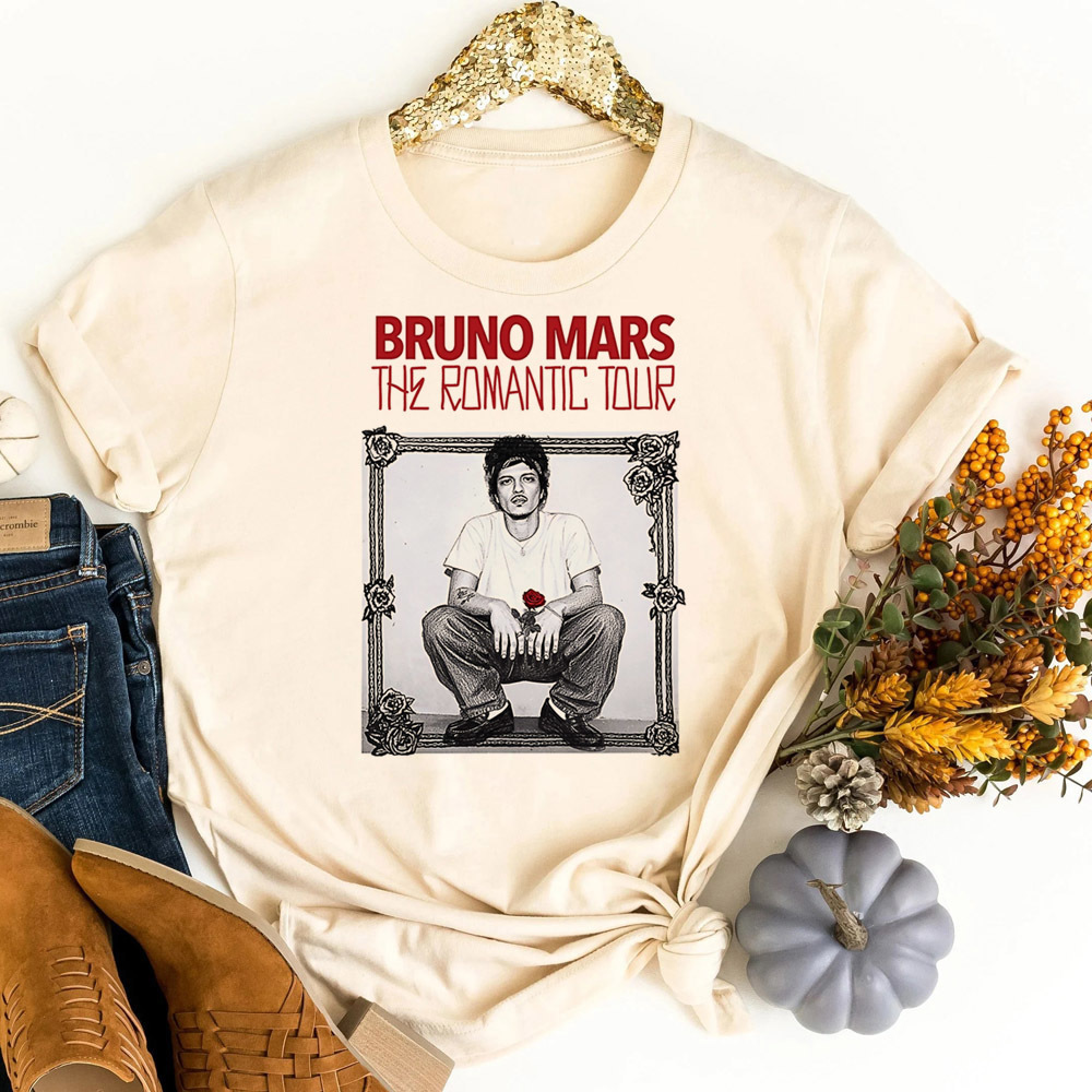 Bruno Mars shirt women gothic  - Women Fashion 80S ulasan dan harga