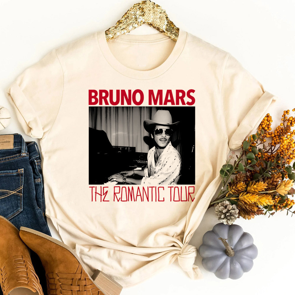 Bruno Mars shirt women gothic  - Women Fashion 80S ulasan dan harga