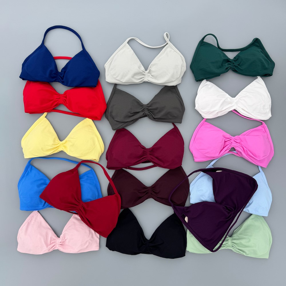Strappy Bra Gym Top Women High - Bra Top Seamless ulasan dan harga