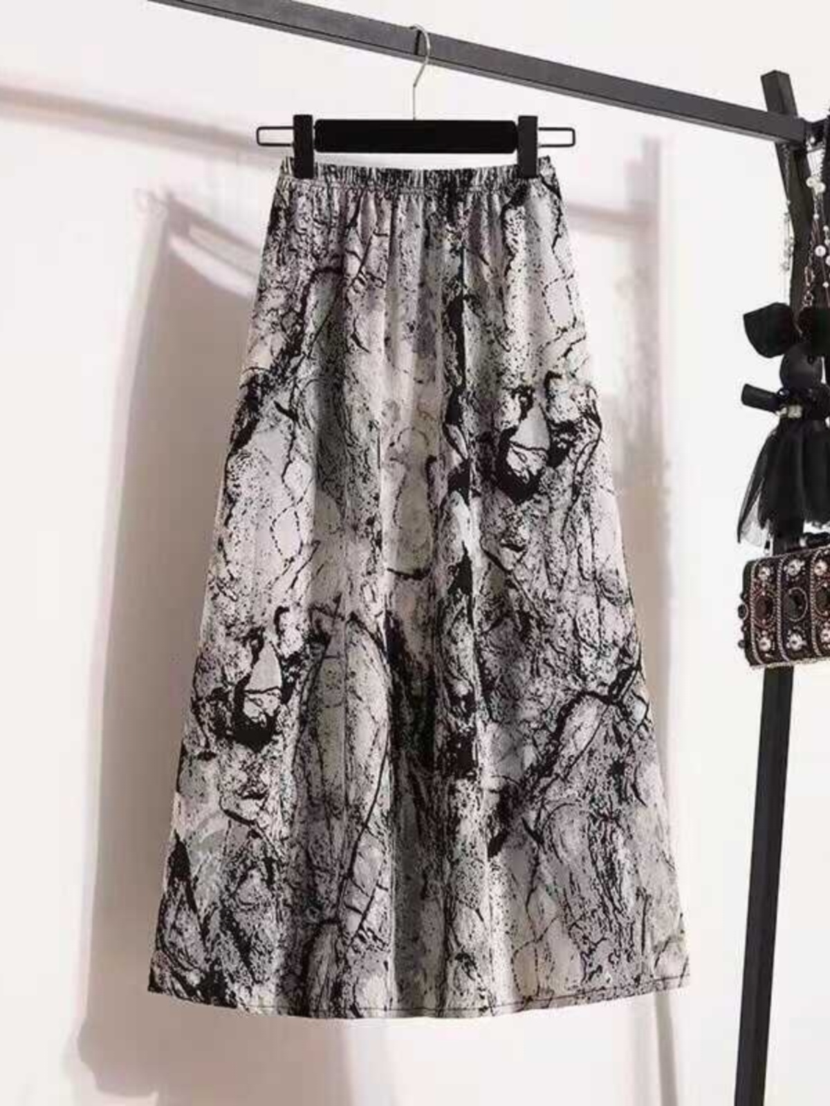 plus Size Women's New Chinese  - A-Line Skirt Midi ulasan dan harga