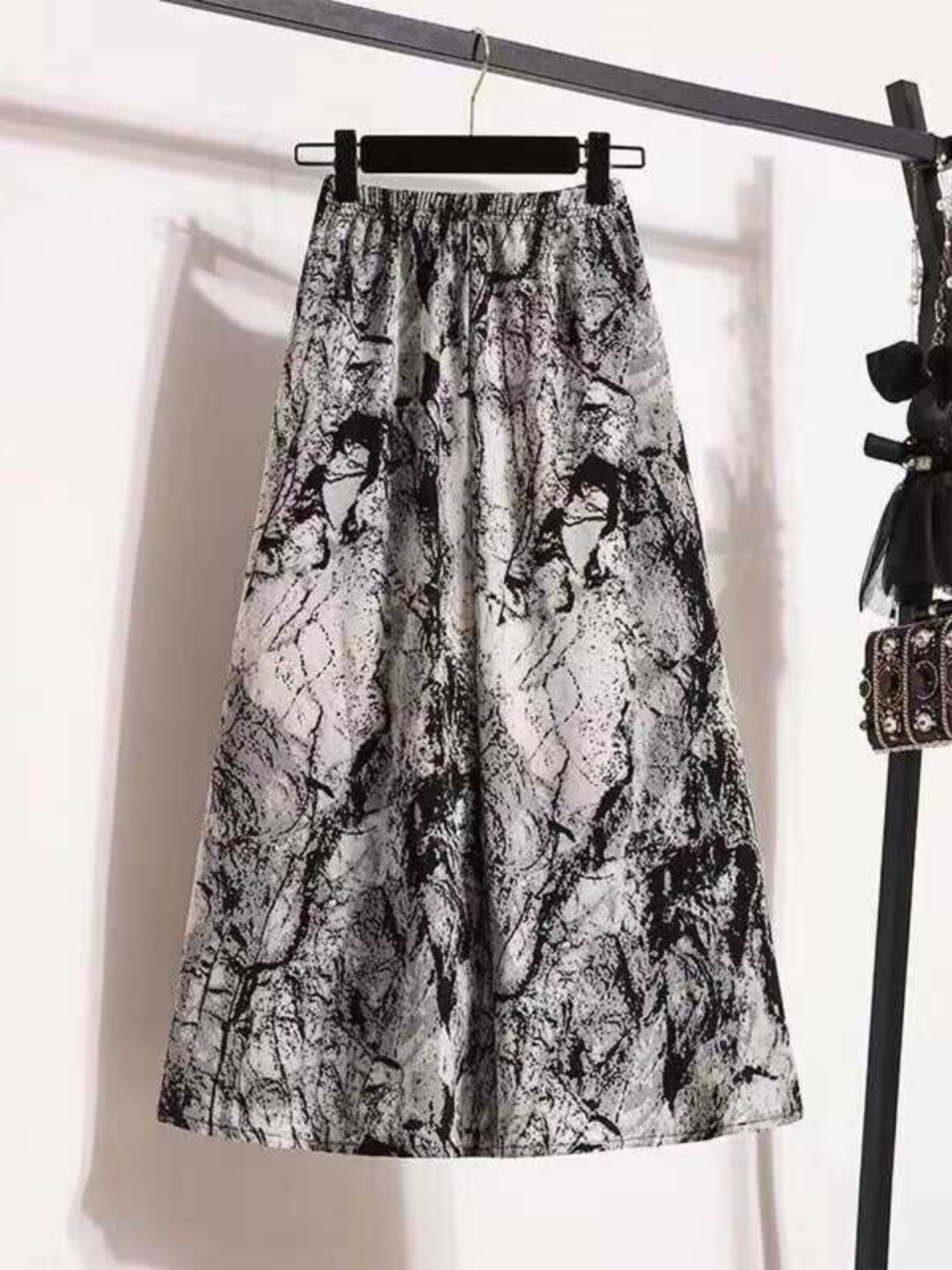 plus Size Women's New Chinese  - A-Line Skirt Midi ulasan dan harga