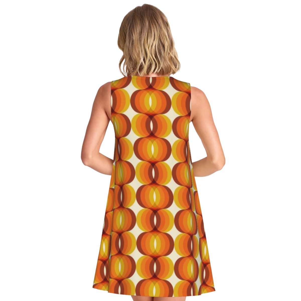 Orange Brown And Ivory Retro 1 - Women'S Fashion In The 1960S ulasan dan harga