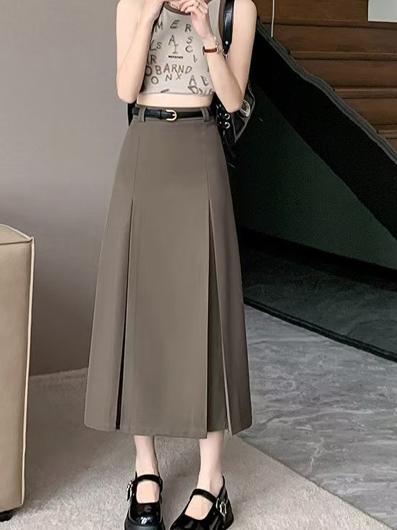 plus Size Suit Skirt High Wais - A-Line Skirt Midi ulasan dan harga