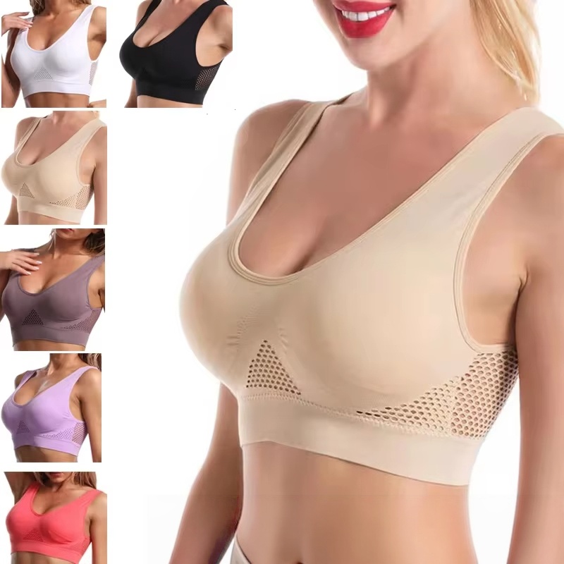 Plus Size 1pcs Women Sports Br - Bra Top Seamless ulasan dan harga