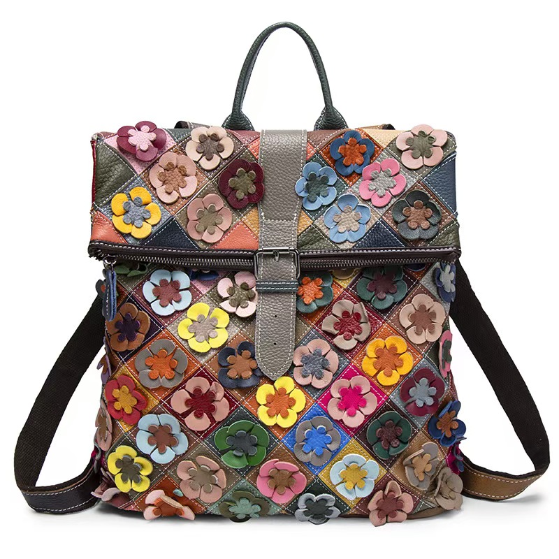 Vintage Women Genuine Leather  - Women'S Fashion Backpack ulasan dan harga