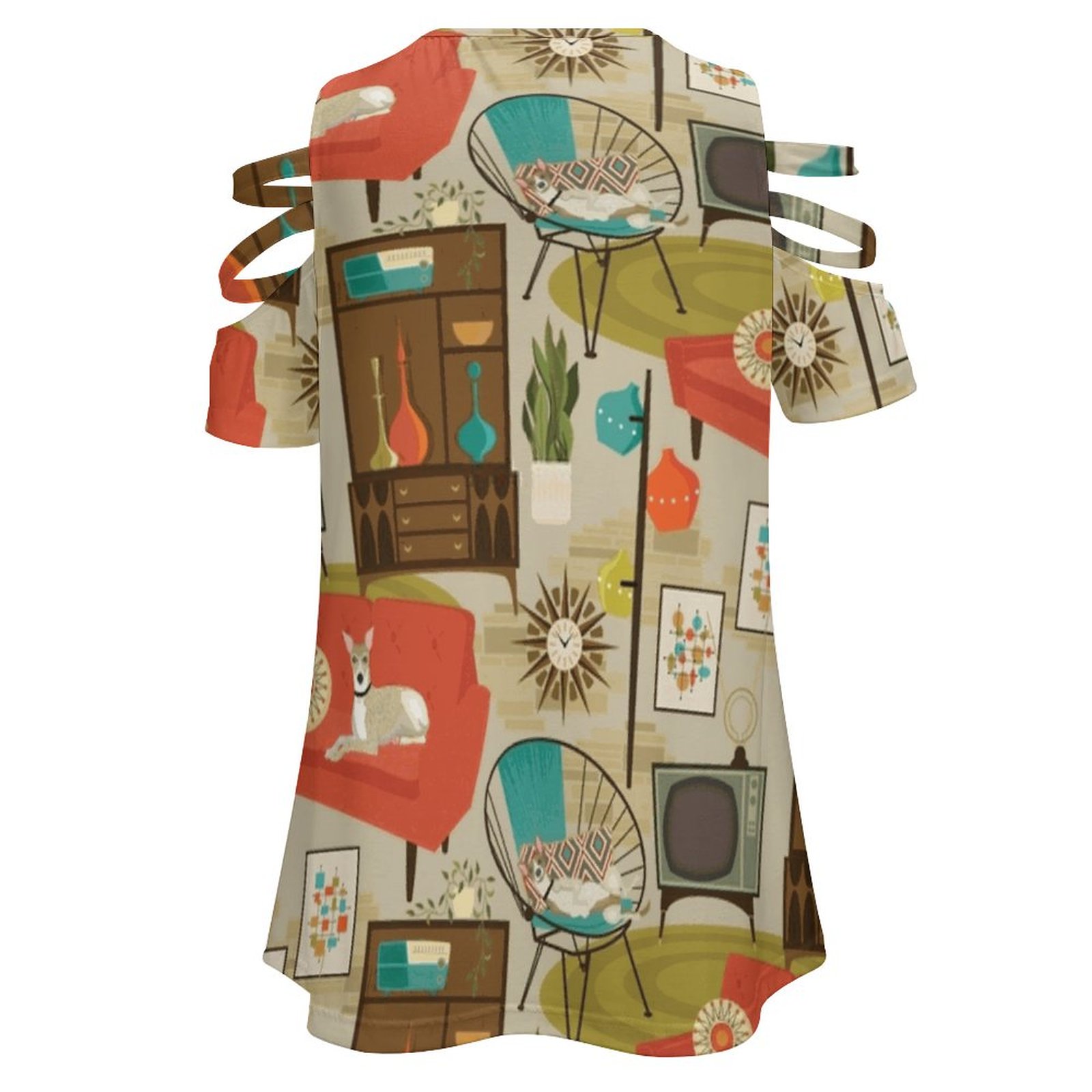 Rec Room Madness Women's T-Shi - Women'S Fashion In The 1960S ulasan dan harga