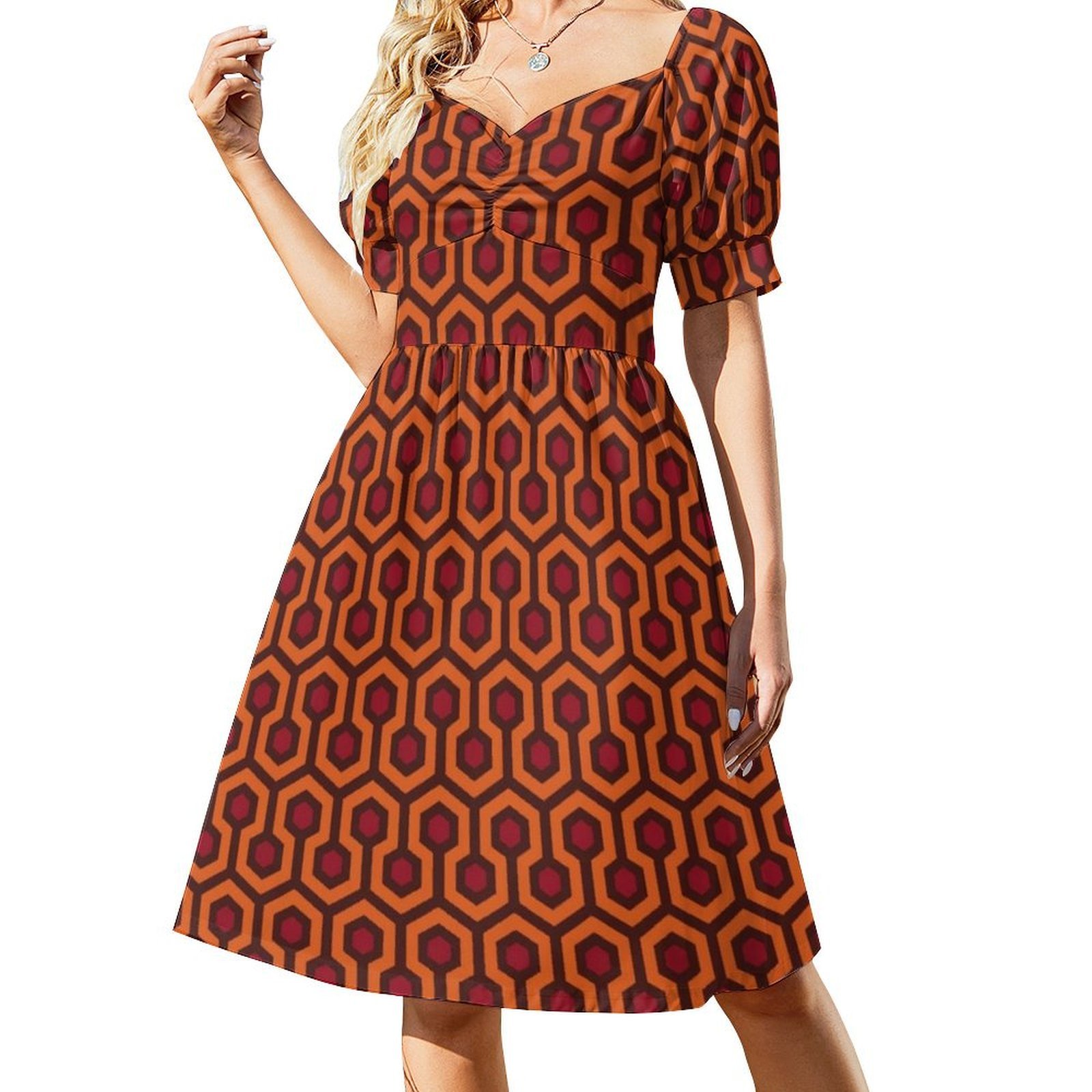 Overlook Pattern Boho Chic Dre - Women Fashion Gown ulasan dan harga