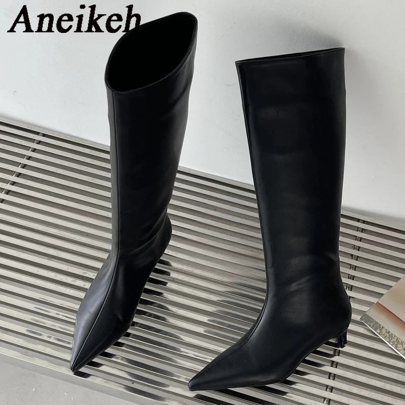 Aneikeh 2026 Fashion Sexy Poin - Women'S Fashion Knee High Boots ulasan dan harga