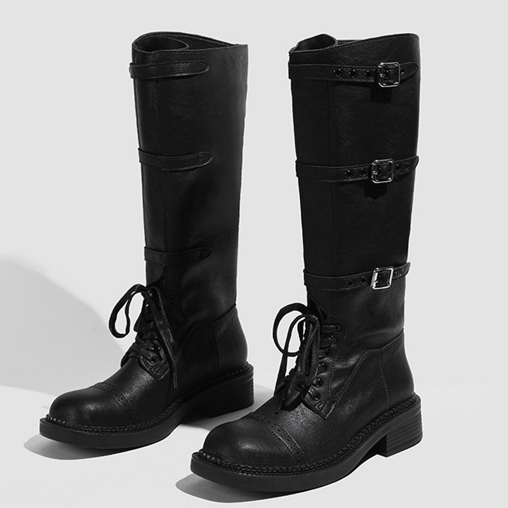 Women's Knee High Boots Vintag - Women'S Fashion Knee High Boots ulasan dan harga