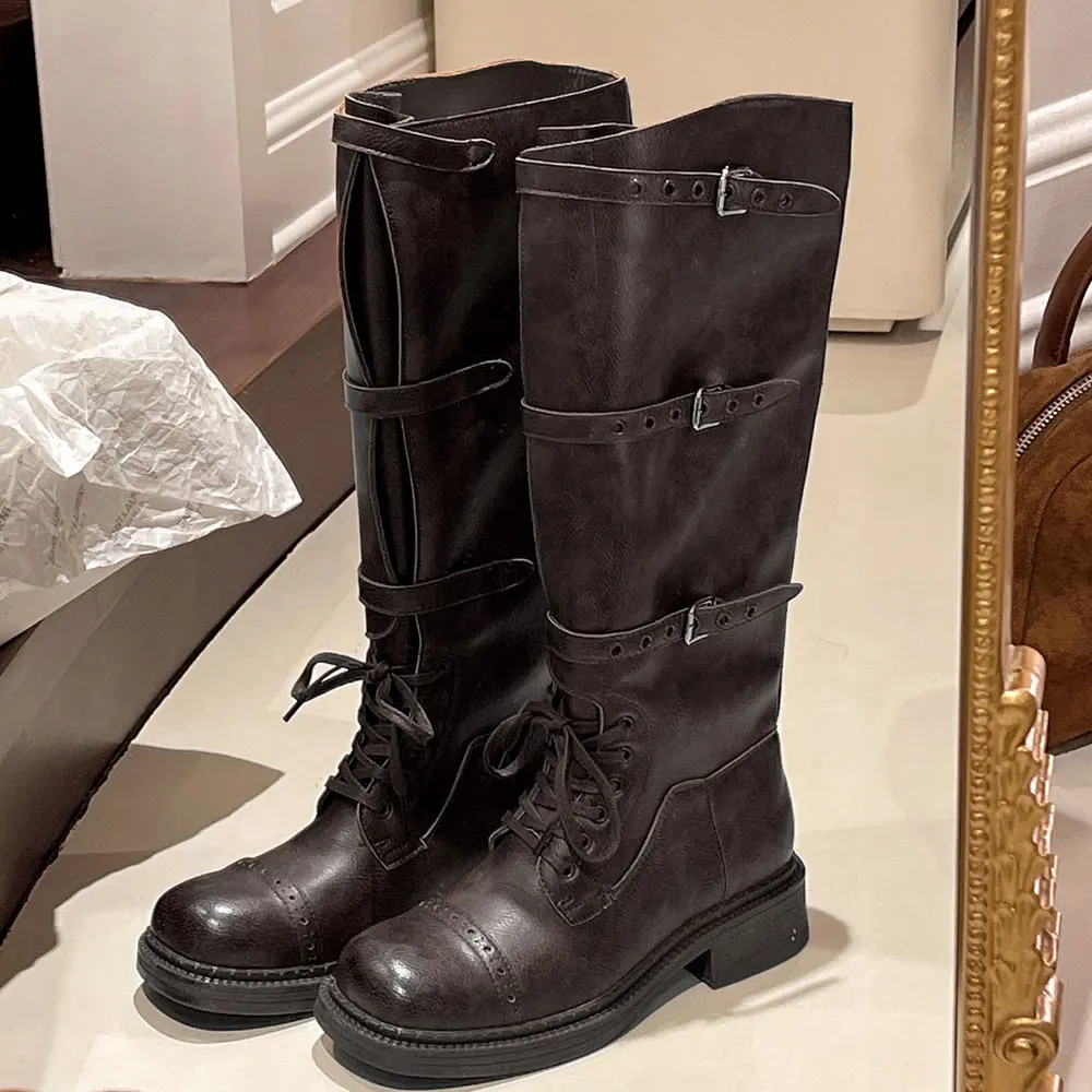 Women's Knee High Boots Vintag - Women'S Fashion Knee High Boots ulasan dan harga