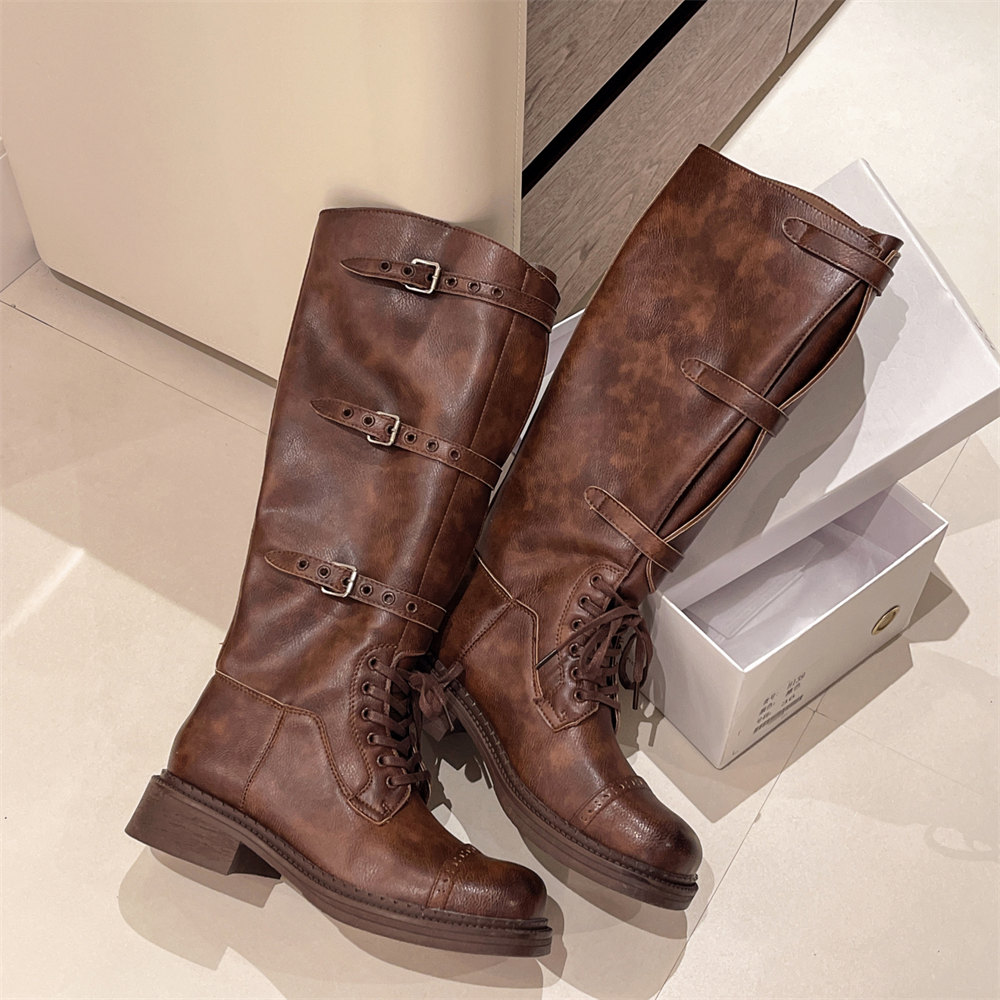 Women's Knee High Boots Vintag - Women'S Fashion Knee High Boots ulasan dan harga