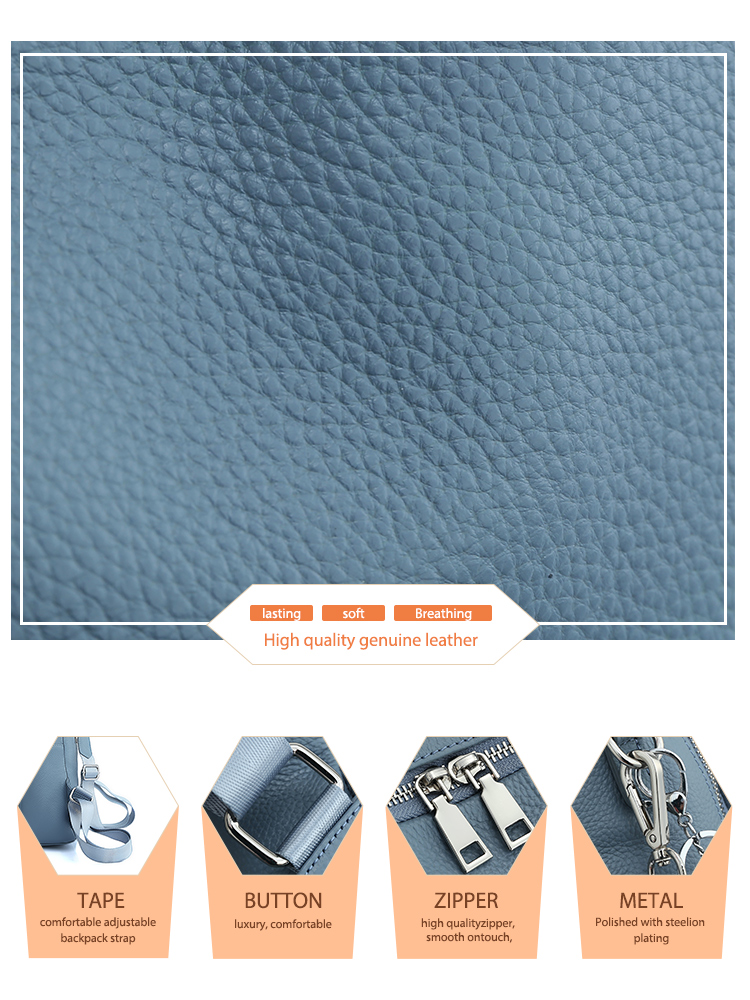Zency Women's Genuine Leather  - Women'S Fashion Backpack ulasan dan harga