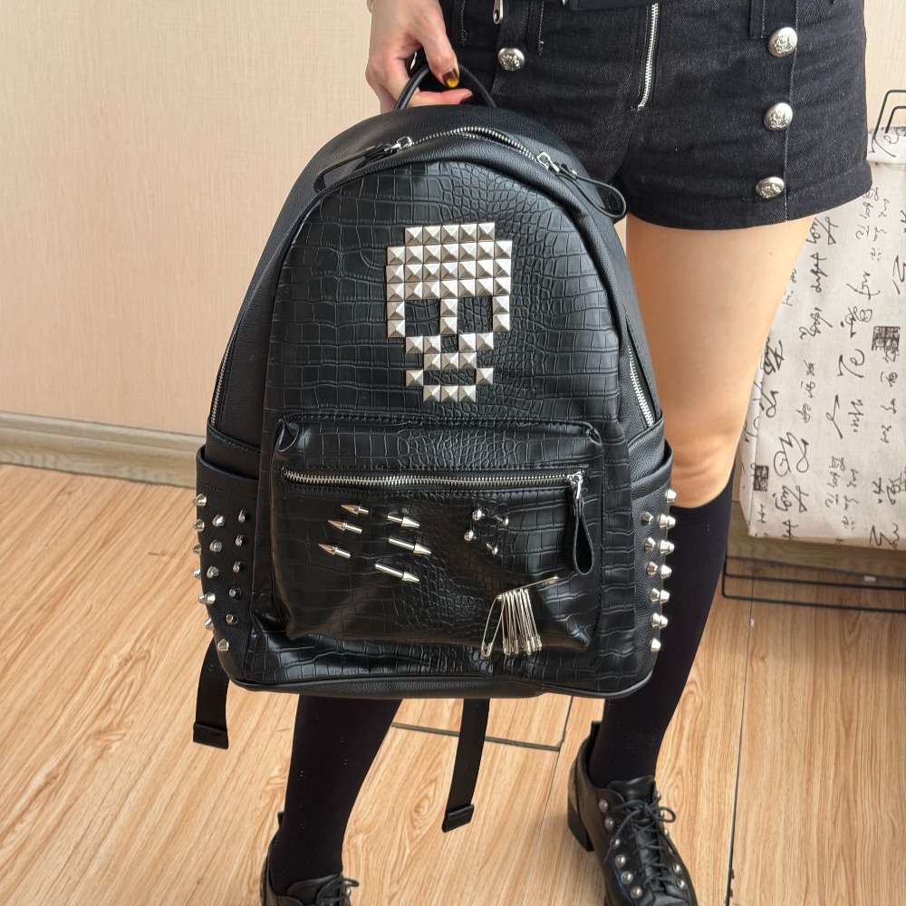 Original Black Crocodile Patte - Women'S Fashion Backpack ulasan dan harga