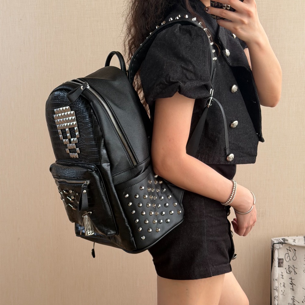 Original Black Crocodile Patte - Women'S Fashion Backpack ulasan dan harga