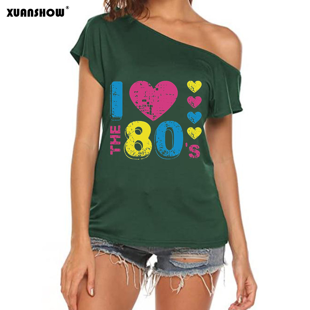 Fashion Summer Women's t shirt - Women Fashion 80S ulasan dan harga
