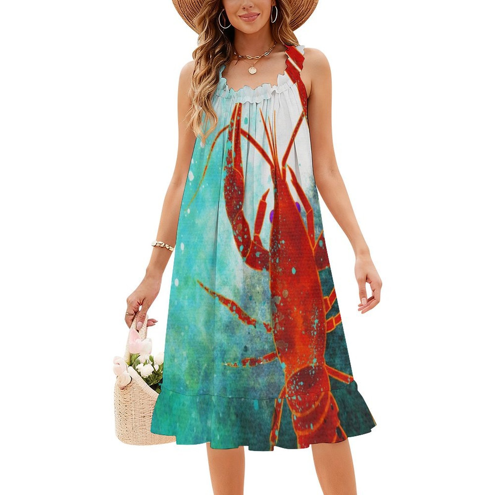 Big Ole Crawdaddy Far From Hom - Women Fashion Gown ulasan dan harga