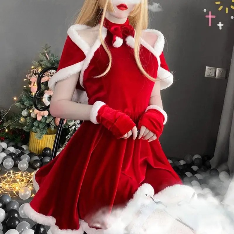 Christmas Cosplay Costume Dres - Women Fashion Reddit ulasan dan harga