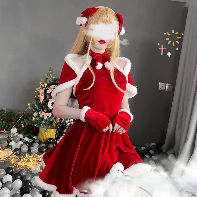 Christmas Cosplay Costume Dres - Women Fashion Reddit ulasan dan harga