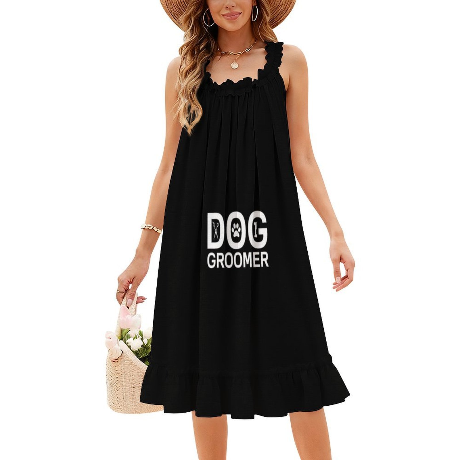 Dog Groomer Boho Chic Dress El - Women Fashion Gown ulasan dan harga