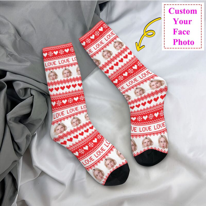 Christmas Personalized Custom  - Women'S Fashion Socks ulasan dan harga
