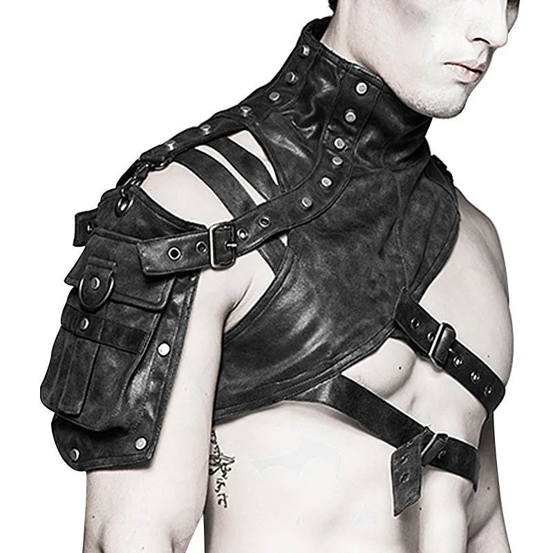 Steampunk Medieval Leather Arm - Women'S Fashion Leather Jacket ulasan dan harga