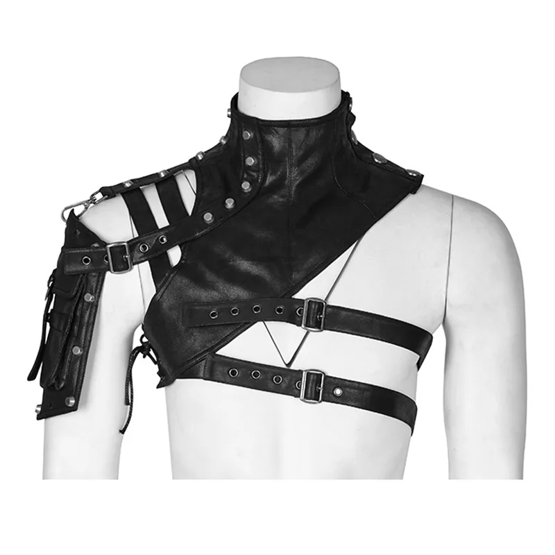 Steampunk Medieval Leather Arm - Women'S Fashion Leather Jacket ulasan dan harga