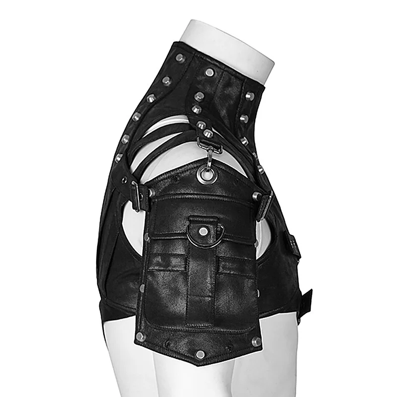 Steampunk Medieval Leather Arm - Women'S Fashion Leather Jacket ulasan dan harga