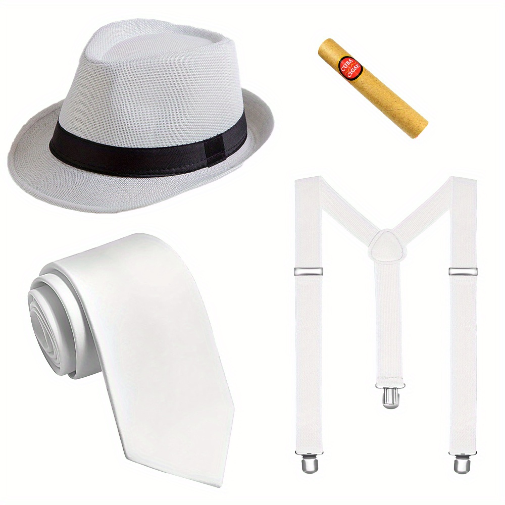 Men's Hat, Suspenders, and Tie - Women'S Fashion In 1920 ulasan dan harga
