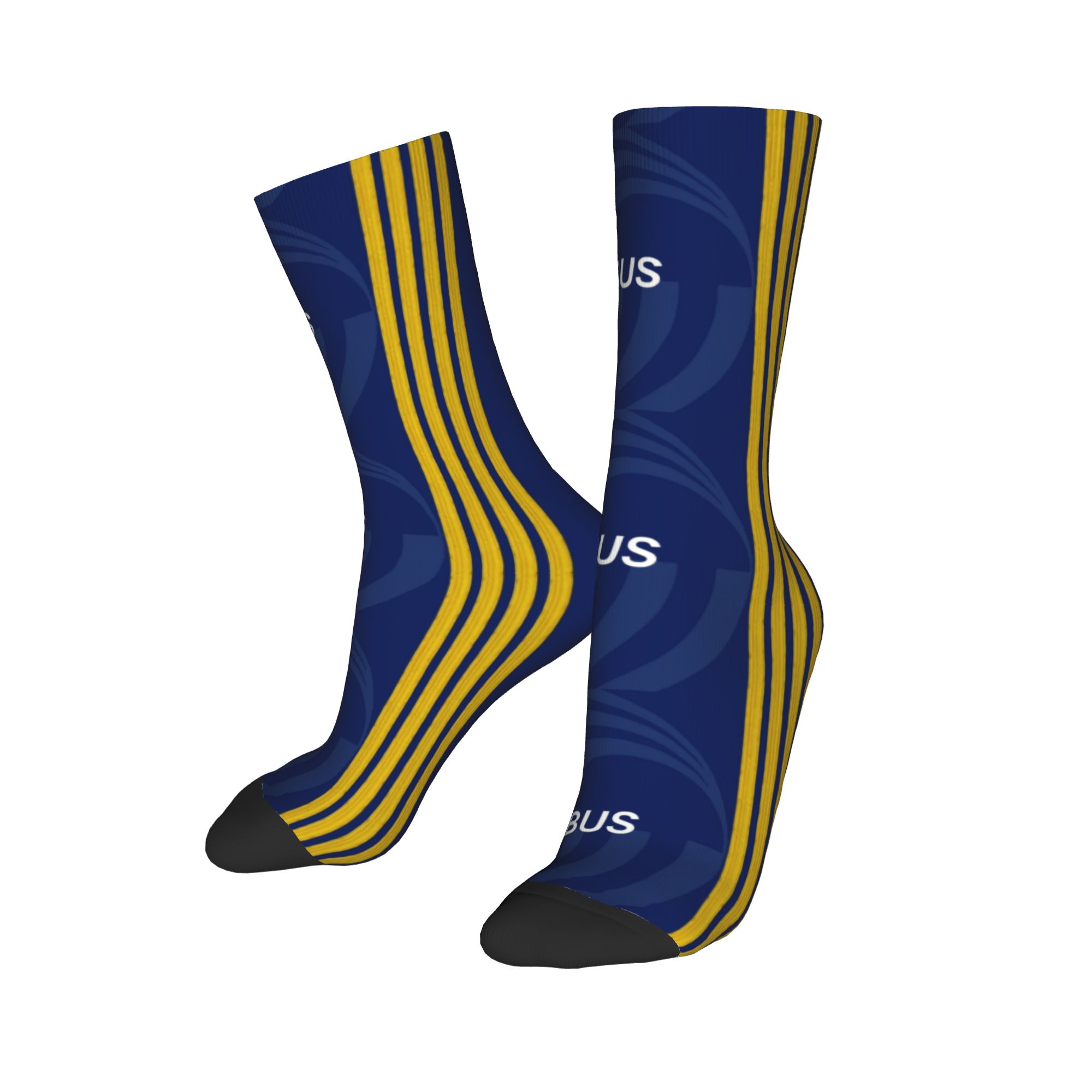 Custom Fashion Printed Airbus  - Women'S Fashion Socks ulasan dan harga