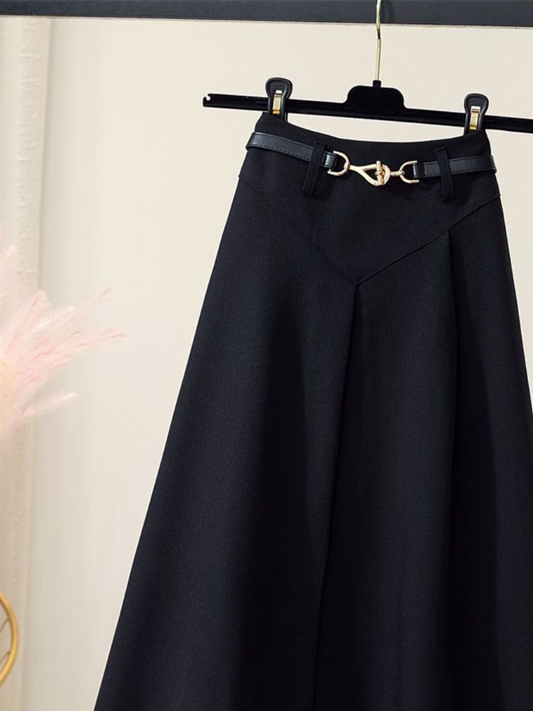 Spring Autumn New Style Women' - A-Line Skirt Midi ulasan dan harga