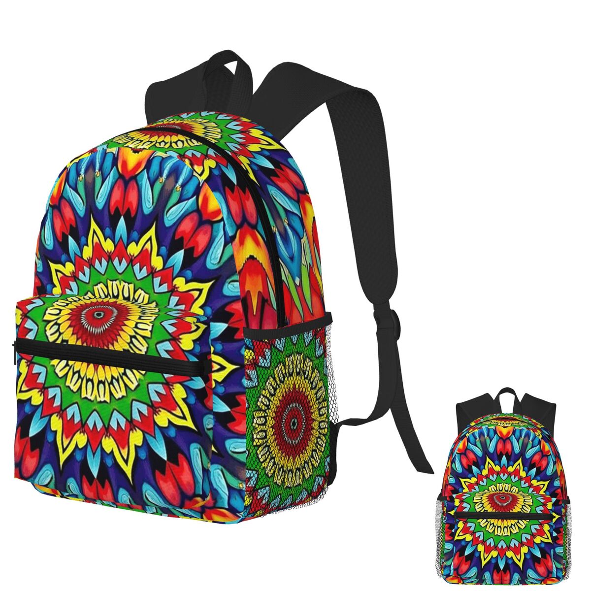 Vibrant Trippy Mandala 1960s P - Women'S Fashion In The 1960S ulasan dan harga
