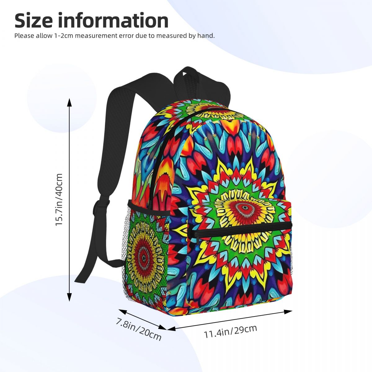 Vibrant Trippy Mandala 1960s P - Women'S Fashion In The 1960S ulasan dan harga