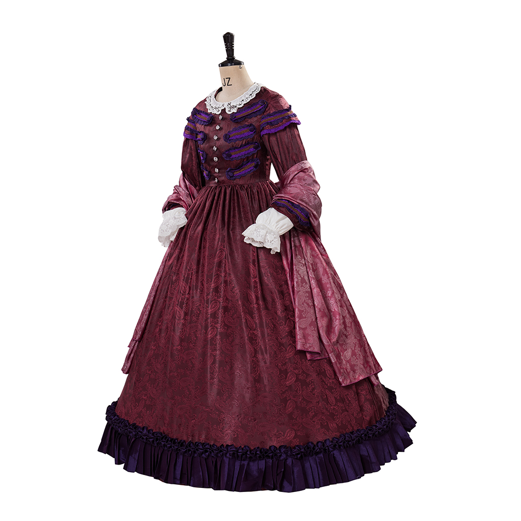 Movie Lincoln Cosplay Mary Tod - Women Fashion Gown ulasan dan harga