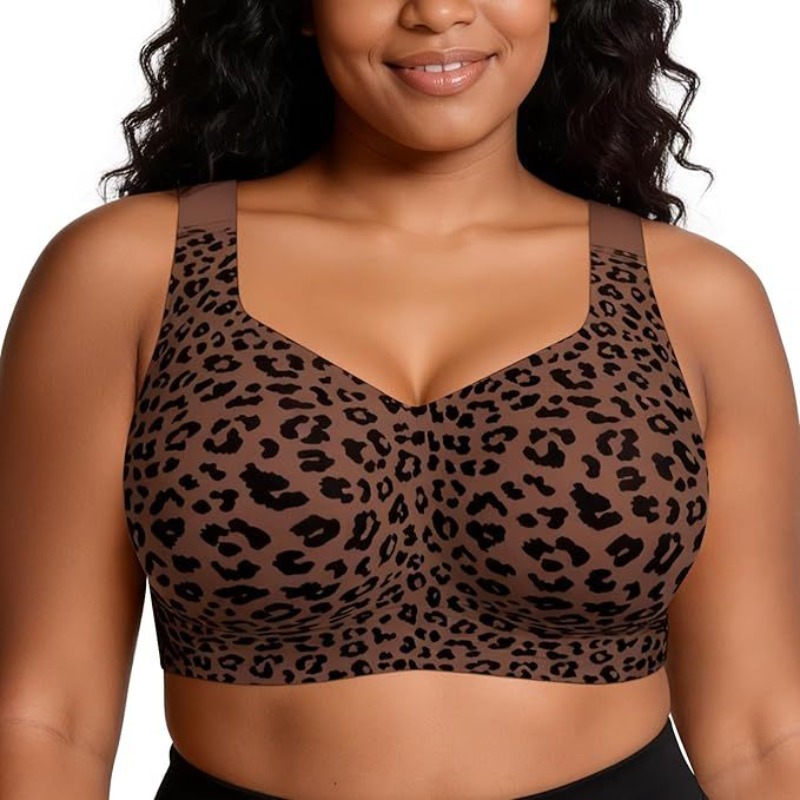 Leopard Jelly Bras No Underwir - Bra Top Seamless ulasan dan harga