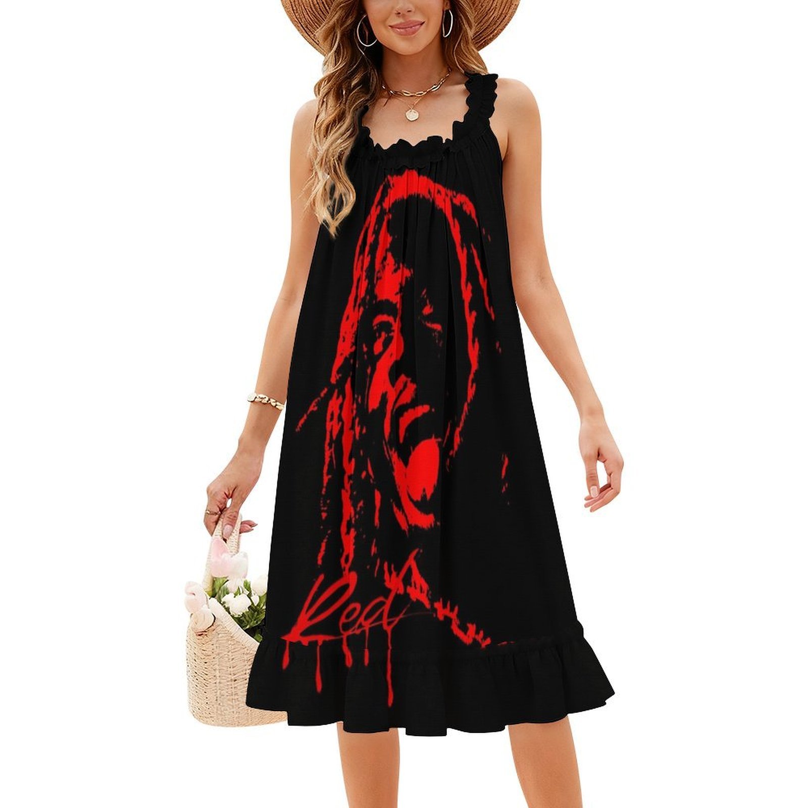 Wlr Musician Boho Chic Dress E - Women Fashion Gown ulasan dan harga