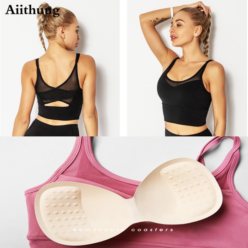 Aiithuug Yoga Bras Fitness Shi - Bra Top Seamless ulasan dan harga