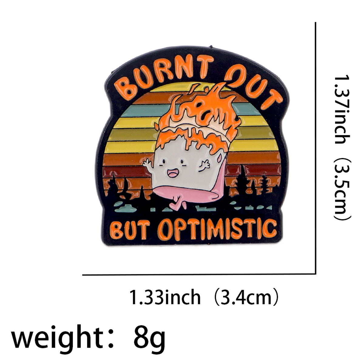 Fire Badges Enamel Pin Brooche - Women'S Fashion Backpack ulasan dan harga