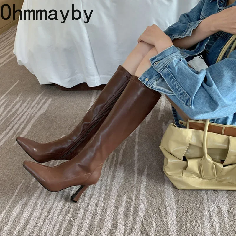 Winter Women Long Boots Fashio - Women'S Fashion Knee High Boots ulasan dan harga